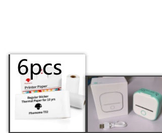 Portable Mini Thermal Label Printer Home Photo Printer Student Wrong Question Printer Bluetooth-compatible Mini Label Printer Price Tag 4e660319-6042-431c-86ea-bf71d6e41b39