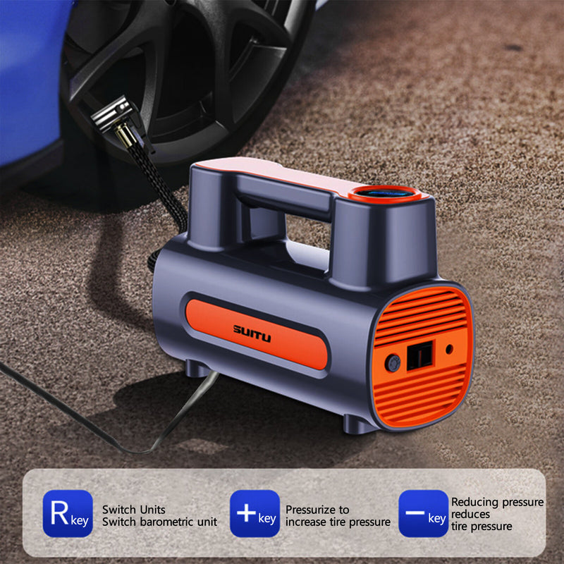 Tire Inflator 12V DC Portable Compressor Electric DC Auto Tire Pumps For Car Tires 4fb5b2d6-00c9-4617-b443-1298e0f4c9c4