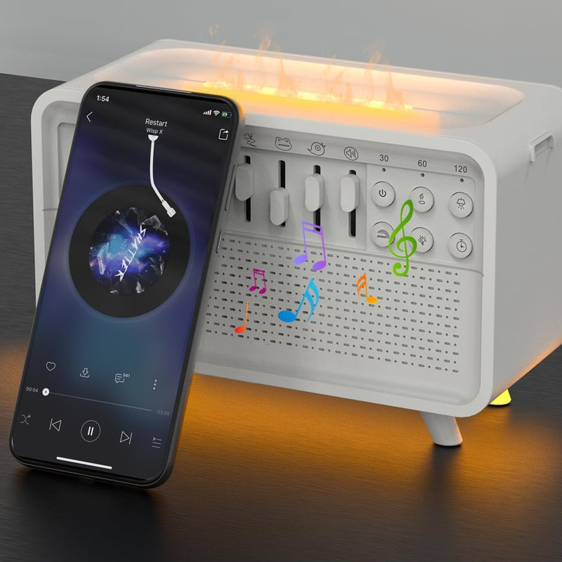 3 In 1 Bluetooth Speaker White Noise Sleep Night Light Humidifier All-in-one Machine Free Combination Of 8 Group Nature Sound 50b36a41-9c27-4484-b9b2-735171245ad1