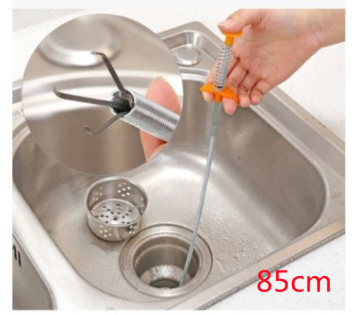 60CM Sewer Dredger Spring Pipe Dredging Tool Household Hair Cleaner Drain Clog Remover Cleaning Tools Household For Kitchen Sink Kitchen Gadgets 5137c60b-f5fb-412d-80ff-b1895d2c00b6