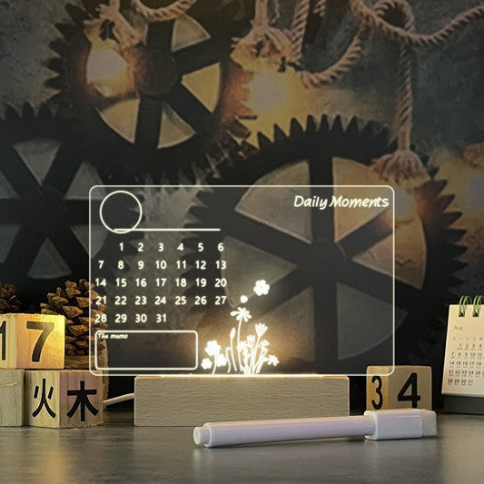 Creative Note Board Creative Led Night Light USB Message Board Holiday Light With Pen Gift For Children Girlfriend Decoration Night Lamp - NOMAN STORE LLC