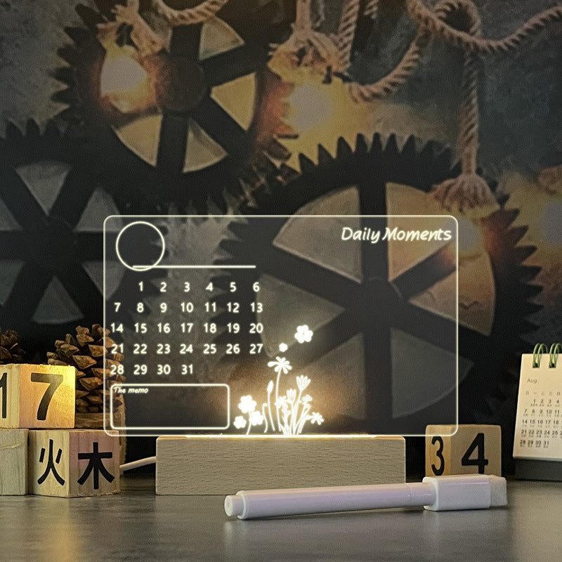 Creative Note Board Creative Led Night Light USB Message Board Holiday Light With Pen Gift For Children Girlfriend Decoration Night Lamp 52ea8395-6273-4831-9c10-07db00999c43
