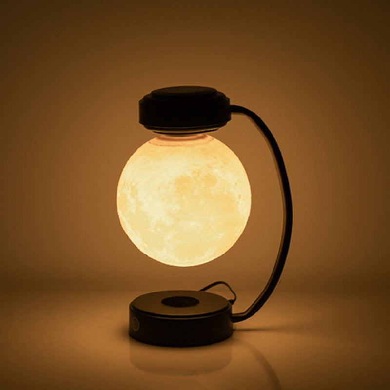 3D LED Moon Night Light Wireless Magnetic Levitating Rotating Floating Ball Lamp For School Office Bookshop Home Decoration 537747866842