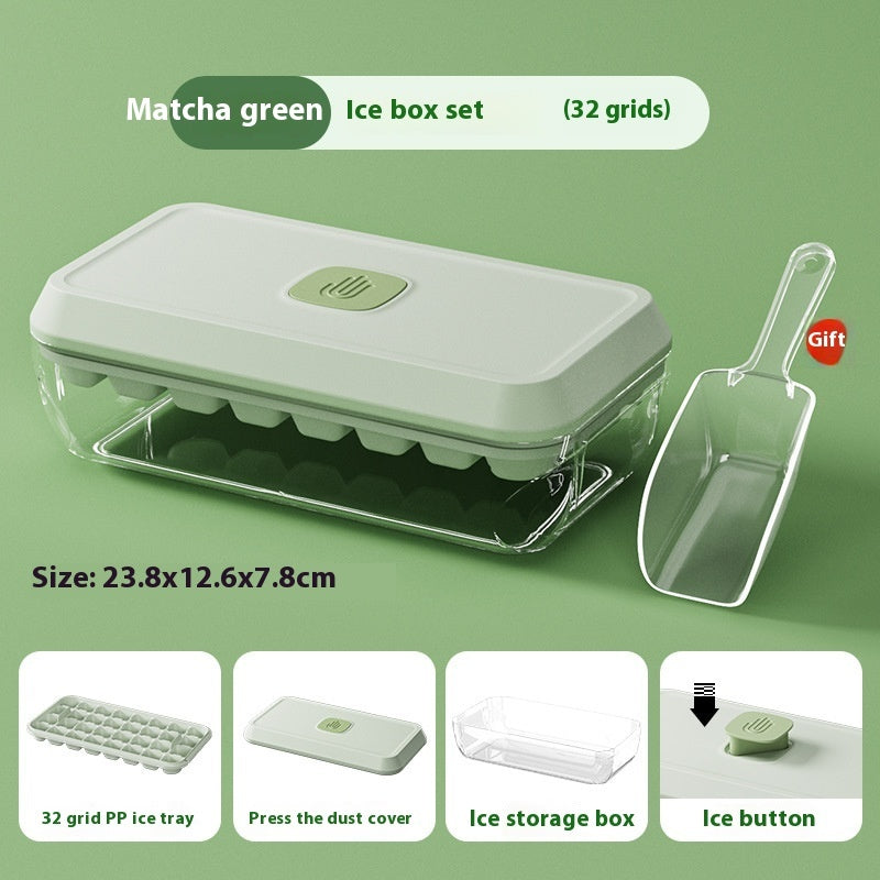 32 Grid Silicone Ice Cube Tray Mould With Lid Shovel Storage Box Remove With One Click Ice Maker DIY Whiskey Cocktail Tools Summer Kitchen Gadgets 5377b6b5-ae74-4abb-90a1-b070d15fd8b5_trans