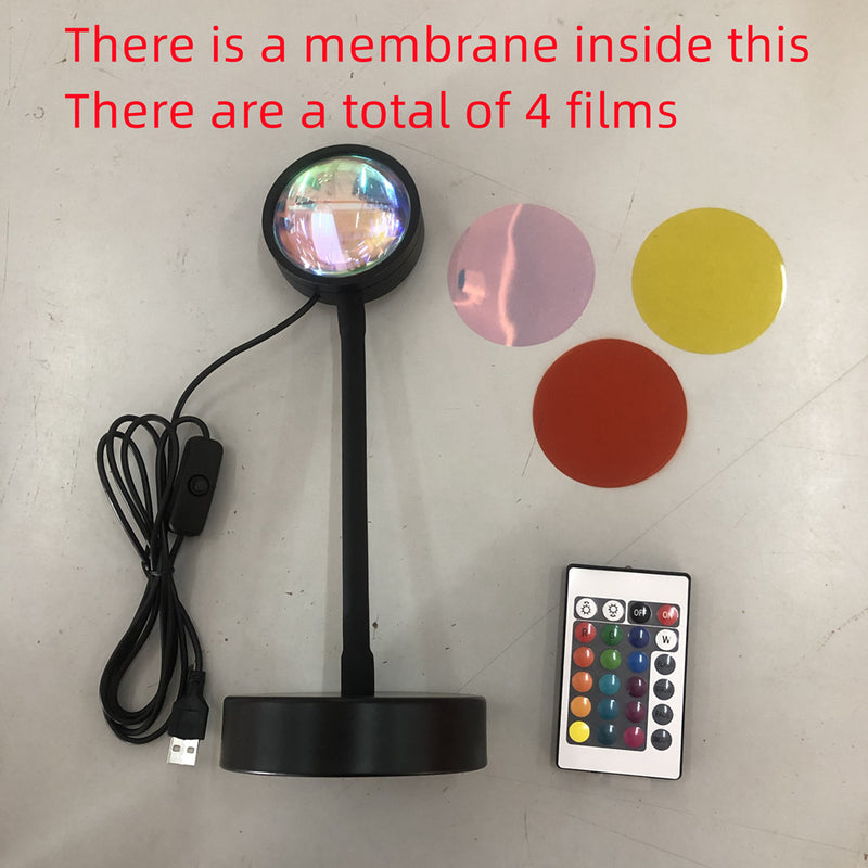 Sunset Projection Lamp Sunset Projector Night Light Wall Decoration Lighting 549b1872-1770-4414-af4d-12ff54d84a00