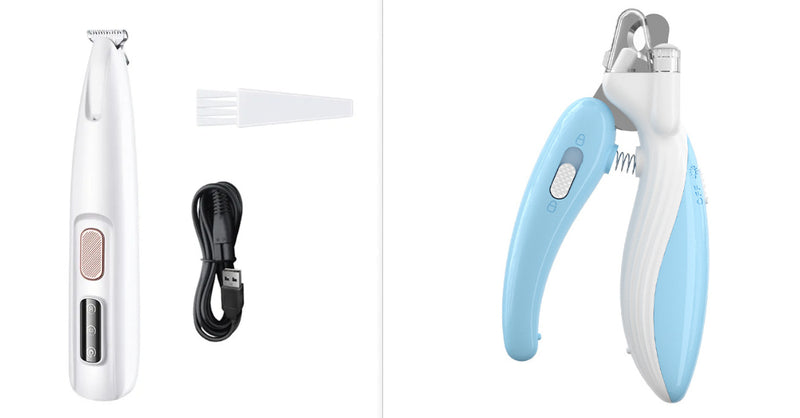 Pets Dog Paw Trimmer With LED Light Fully Waterproof Pet Hair Trimmer With LED Display Dog Clippers For Grooming Widen Blade 54d33d0a-eb90-4152-bd9c-696bb3fdbbea