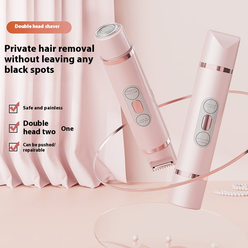 Dual-Head Electric Shaver Painless Women's Epilator Bikini Hair Removal Device Automatic Hair Trimmer Underarm Facial Lips Leg 555fe64a-3465-4fc0-8e1b-954f15733c7a_trans