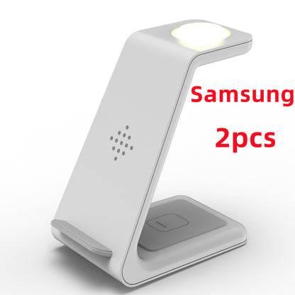 3 In 1 Fast Charging Station Wireless Charger Stand Wireless Quick Charge Dock For Phone Holder 557d6b0f-bbf9-47b2-9e68-95b9a6cedc0d