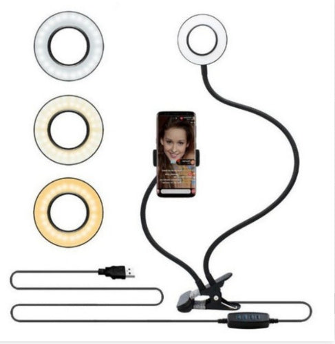 LED Selfie Ring Light for Live Adjustable Makeup Light-8cm Stand 56074164-3acd-4718-9bfa-6888b2015d8e
