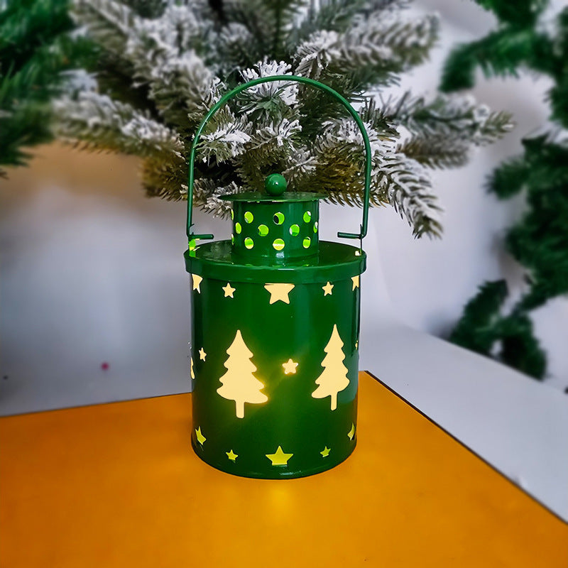 Christmas Candle Lights LED Small Lanterns Wind Lights Electronic Candles Nordic Style Creative Holiday Decoration Decorations - NOMAN STORE LLC