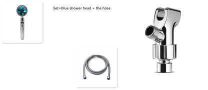 Shower Head Water Saving Flow 360 Degrees Rotating With Small Fan ABS Rain High Pressure Spray Nozzle Bathroom Accessories 5936b52f-cb27-46fc-982e-c40da533e73f
