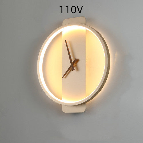 Nordic Wall Lamp Bedroom Bedside Lamp Clock Modeling Lamp 5aadcefa-19b0-46bf-9b1f-02667ac4fffe