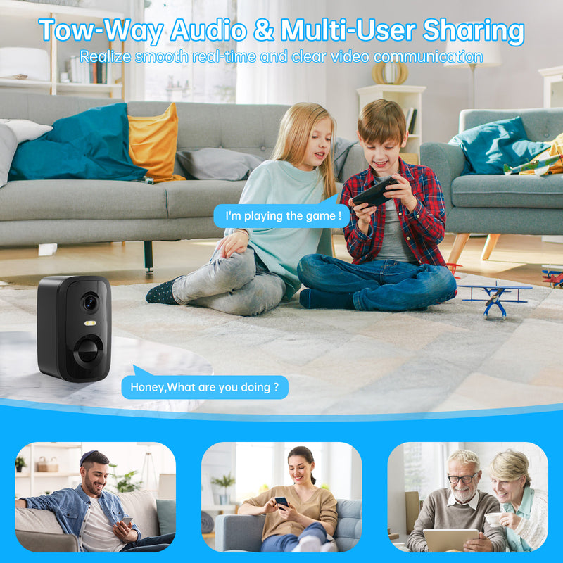 Low Power Security Camera CL30 Outdoor Security Cameras Motion Detected Easy To Set Up Wireless Battery Camera With Solar Panel 5c7e6720-48cc-4dda-a6bf-87b3caaba259