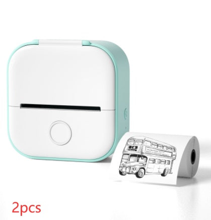Portable Mini Thermal Label Printer Home Photo Printer Student Wrong Question Printer Bluetooth-compatible Mini Label Printer Price Tag 5db2f049-c0e2-43a0-8012-7222aadf09a1