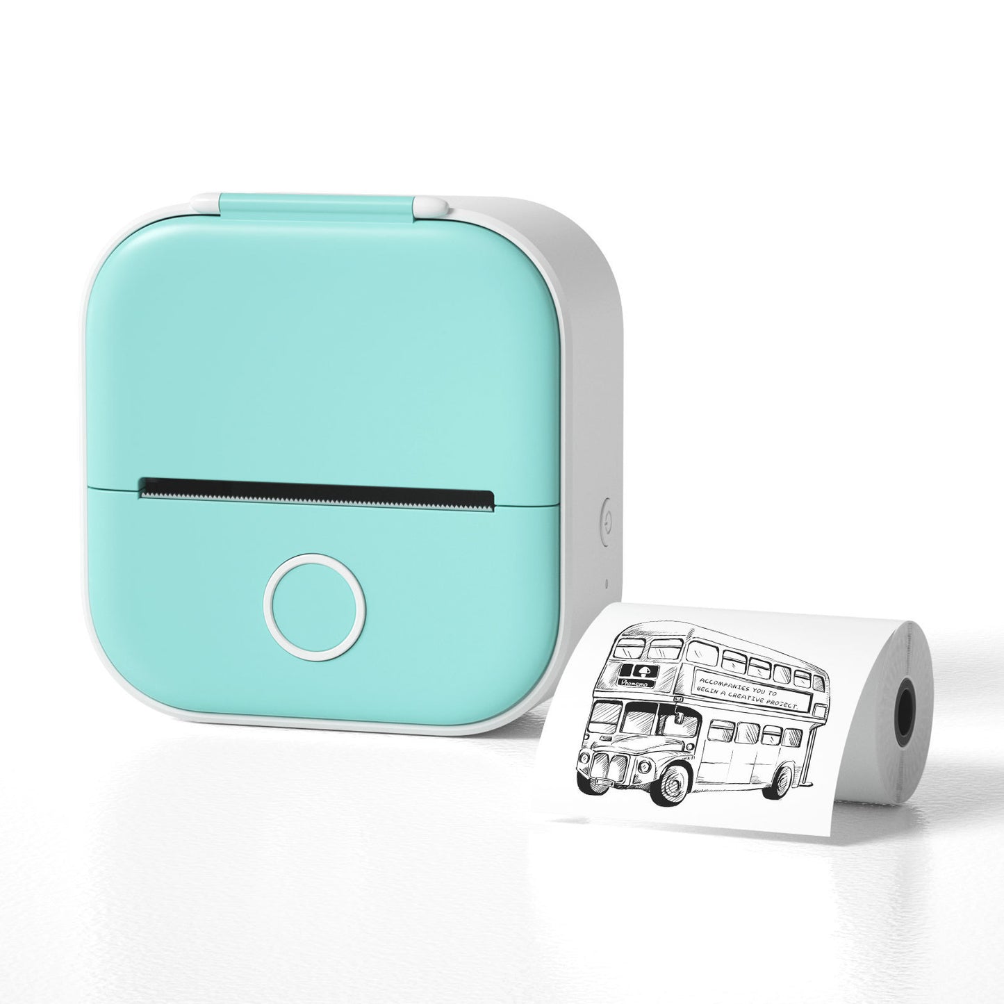 Portable Mini Thermal Label Printer Home Photo Printer Student Wrong Question Printer Bluetooth-compatible Mini Label Printer Price Tag - NOMAN STORE LLC