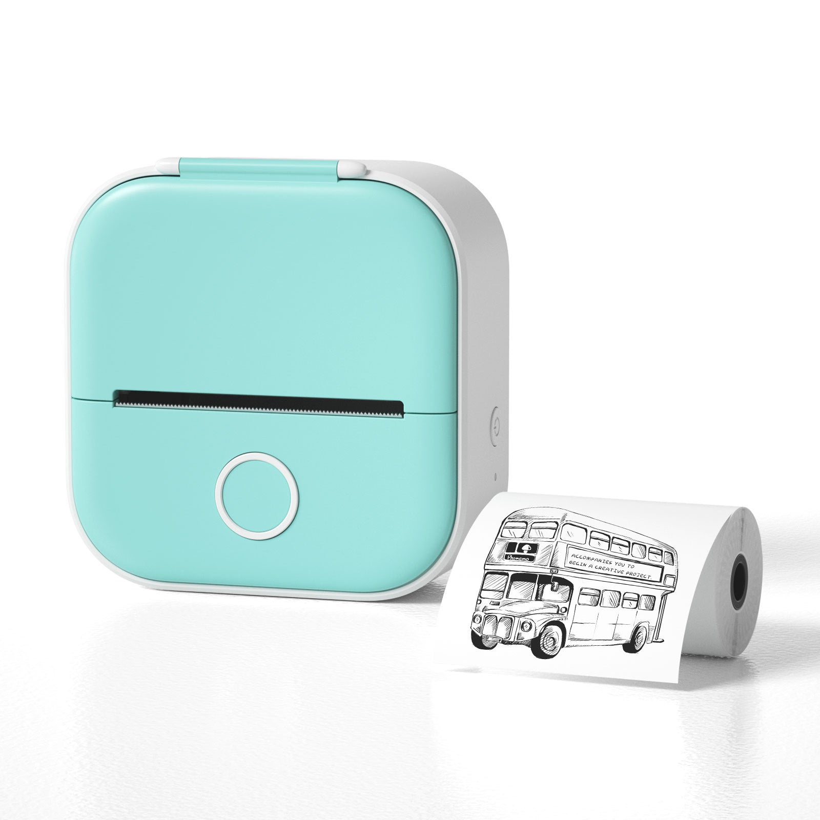Portable Mini Thermal Label Printer Home Photo Printer Student Wrong Question Printer Bluetooth-compatible Mini Label Printer Price Tag - NOMAN STORE LLC