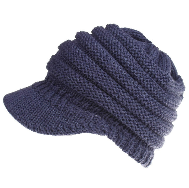 Women Ponytail Beanies Autumn Winter Hats Female Soft Knitting Caps Warm Ladies Skullies 6028862497508