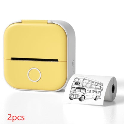 Portable Mini Thermal Label Printer Home Photo Printer Student Wrong Question Printer Bluetooth-compatible Mini Label Printer Price Tag 61d11399-7f4c-43fc-b750-ec566f5ff47c