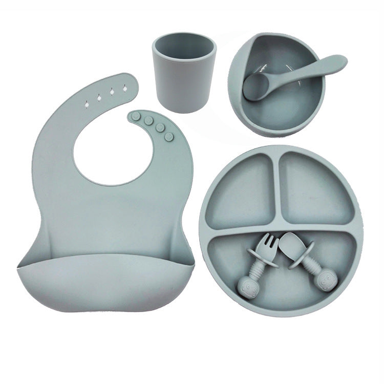 Baby Cutlery Set Silicone Bib Silicone Cup Spoon 626600d6-b9fd-40bb-bb18-af7e6c678af1