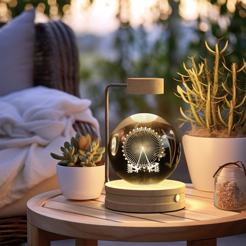 Crystal Ball Cosmic Dinosaur Indoor Night Light USB Power Warm Bedside Light Birthday Gift Night Lamp 63fc7b5a-1056-4968-8b34-c8bcb400e77e