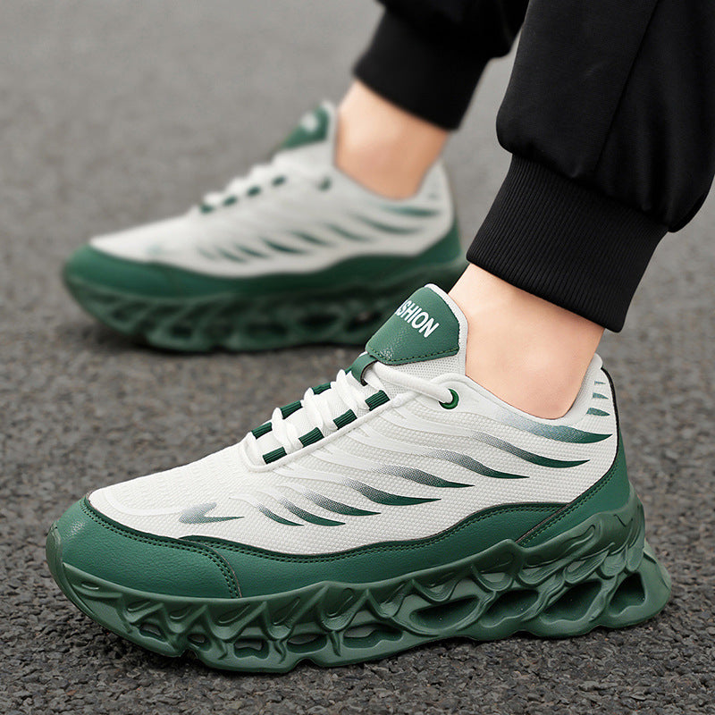 Men's Lace-up Sneakers Thick-soled Daddy Vulcanized Shoes Outdoor Running Sports Casual Shoes 64314c75-c2e2-41be-865c-cbaff74b7694