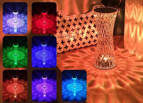 Creative Crystal Diamond Table Lamp Rechargeable Acrylic Bedroom Bedside 64827192-664e-4dd7-80ce-b96b862c13dd