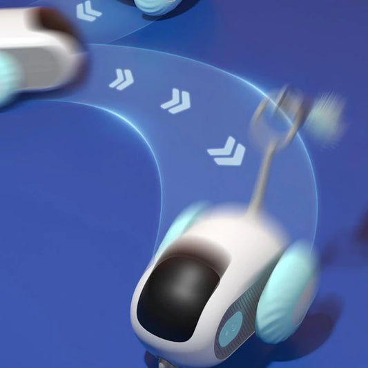 Remote Control Interactive Cat Car Toy USB Charging Chasing Automatic Self-moving Remote Smart Control Car Interactive Cat Toy Pet Products - NOMAN STORE LLC