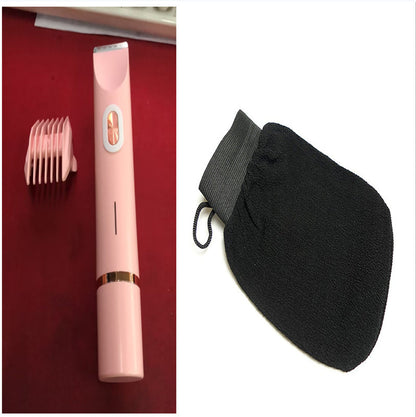 2 In 1 Hair Remover Women's Double Head Shaver Private Pubic Hair Trimmer Electric Razor Wet Dry Electric Body Hair - NOMAN STORE LLC