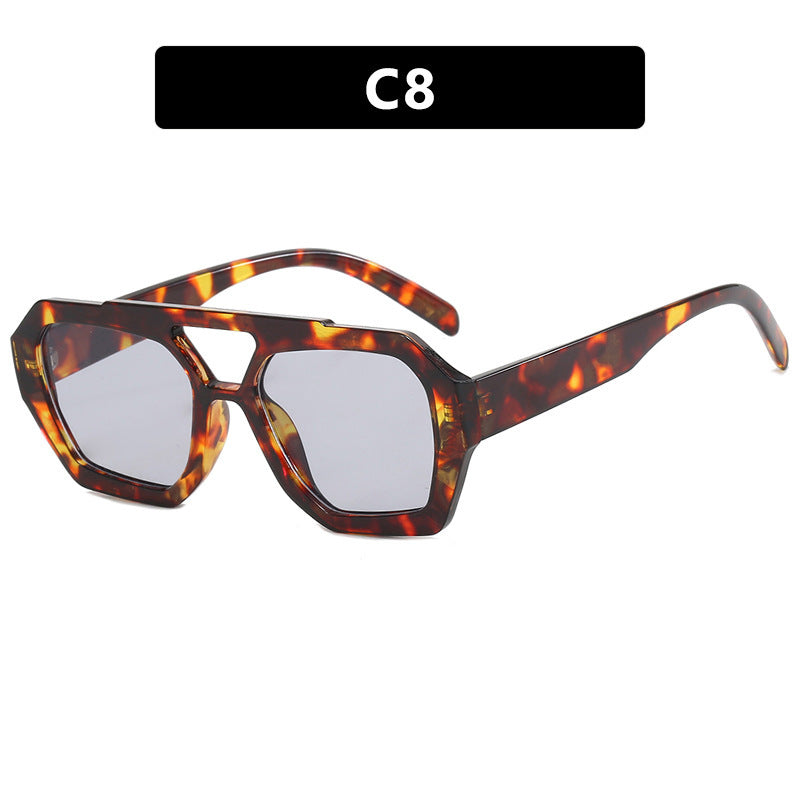 Ins Big Frame Leopard Sunglasses Summer Sunshade Beach Vacation Glasses 660903dd-35b2-4fe4-b419-6911a3864963