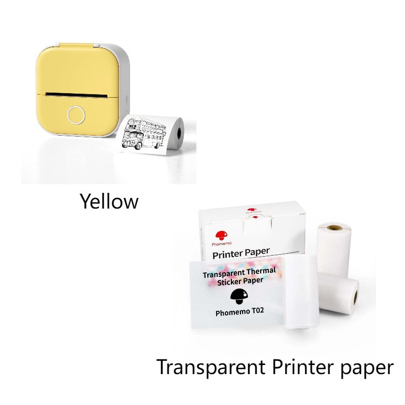 Portable Mini Thermal Label Printer Home Photo Printer Student Wrong Question Printer Bluetooth-compatible Mini Label Printer Price Tag 662b5b16-71cd-4705-90cc-133720baa4e2