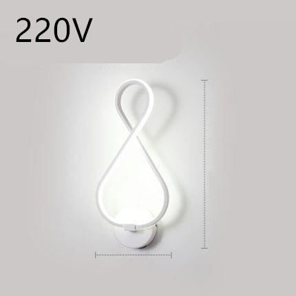 led wall lamp nordic minimalist bedroom bedside lamp 69405686-c755-42bc-bcaf-318b05f24bf9