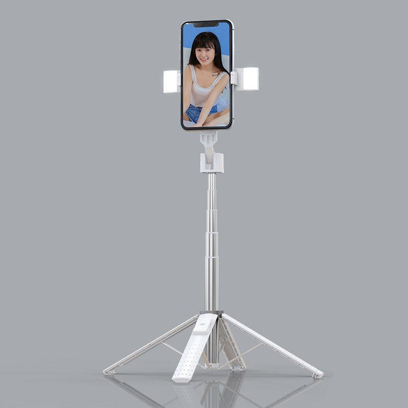 Quadrupod Double Fill Light Mobile Phone Bluetooth-compatible Selfie Stick - NOMAN STORE LLC