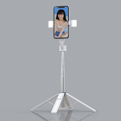Quadrupod Double Fill Light Mobile Phone Bluetooth-compatible Selfie Stick - NOMAN STORE LLC