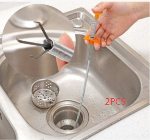 60CM Sewer Dredger Spring Pipe Dredging Tool Household Hair Cleaner Drain Clog Remover Cleaning Tools Household For Kitchen Sink Kitchen Gadgets 6a5e7512-8a56-4b36-a8d4-50bec0de2af2