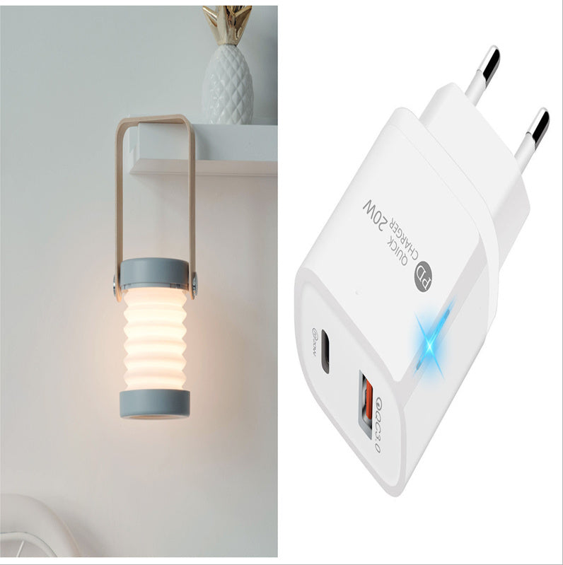 Foldable Touch Dimmable Reading LED Night Light Portable Lantern Lamp USB Rechargeable For Home Decor 6b34afce-a728-4958-984a-3f0caf0ac650