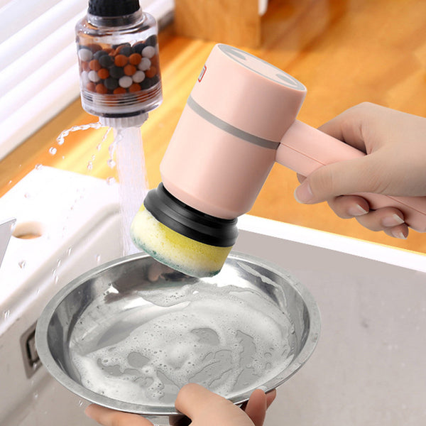 Electric Cleaning Brush Dishwashing Brush Automatic Wireless USB Rechargeable Professional Kitchen Bathtub Tile Cleaning Brushes 6c94281a-97fe-4866-bfed-592e0b49e17c