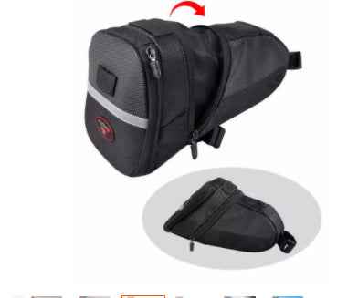Bicycle Bag Mountain Bike Tail Bag Back Bag Bicycle Saddle Bag Bicycle Seat Cushion Bag 6e906bdc-f070-4524-938c-a38fcf1a205f