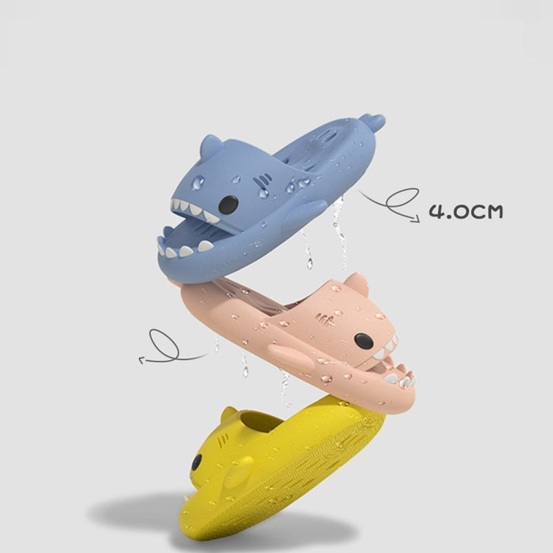 Shark Slippers With Drain Holes Shower Shoes For Women Quick Drying Eva Pool Shark Slides Beach Sandals With Drain Holes 6f07e5ad-8748-4886-8227-86bb32fa08f8