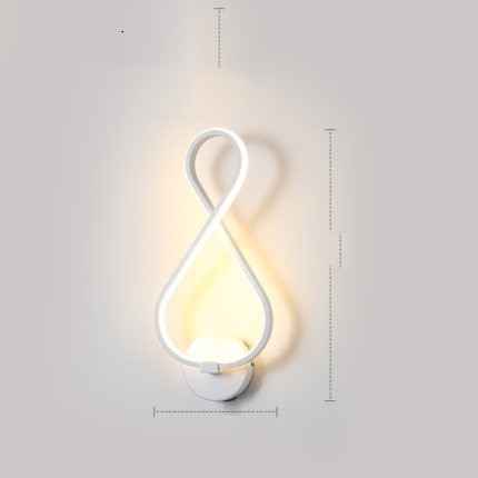 led wall lamp nordic minimalist bedroom bedside lamp 7094929546394