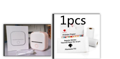 Portable Mini Thermal Label Printer Home Photo Printer Student Wrong Question Printer Bluetooth-compatible Mini Label Printer Price Tag 7119b238-5172-4823-8aa6-6fbc2994d82a