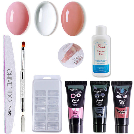 Nail Art Solid Extension Glue Set - NOMAN STORE LLC