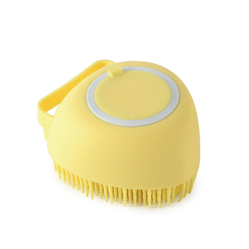Silicone Dog Bath Massage Gloves Brush Pet Cat Bathroom Cleaning Tool Comb Brush For Dog Can Pour Shampoo Dog Grooming Supplies 71cae641-8159-49cd-bd88-433551151e24