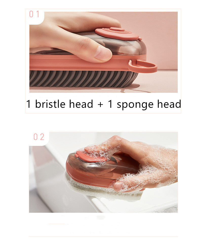 Multifunctional Automatic Liquid Cleaning Brush Soft Shoe Brush Clean Wash Shoe Artifact Laundry Brush Household Brush Clothes - NOMAN STORE LLC