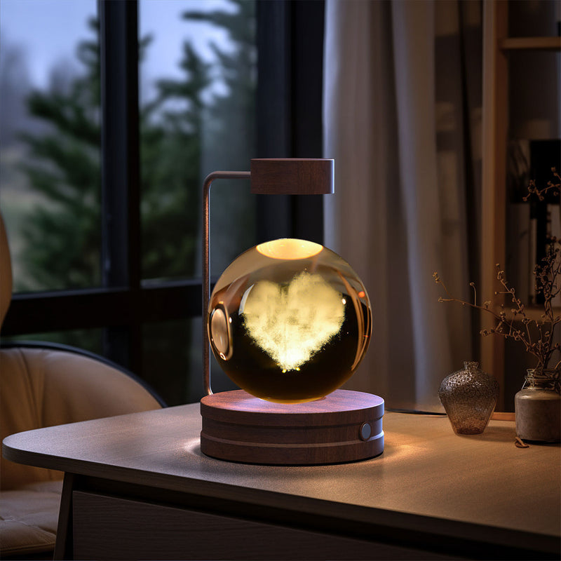 Crystal Ball Cosmic Dinosaur Indoor Night Light USB Power Warm Bedside Light Birthday Gift Night Lamp 726c6a32-9e54-4132-bccb-44706214f640