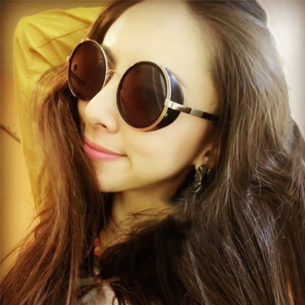 Round Retro Sunglasses Fashion UV Protection Sunglasses 72743f18-c614-44fd-9675-076c70cb0dc5