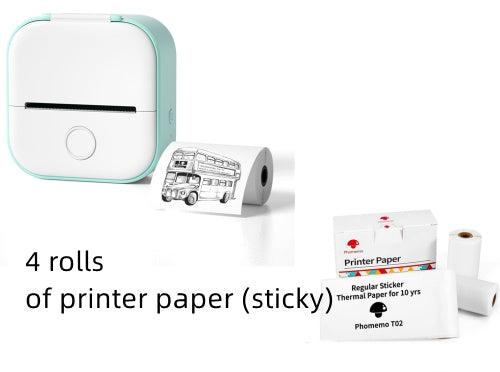 Portable Mini Thermal Label Printer Home Photo Printer Student Wrong Question Printer Bluetooth-compatible Mini Label Printer Price Tag 7394210b-4a41-43f8-977f-6fa2eab477d9
