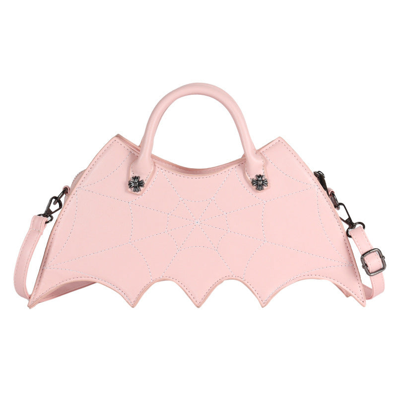 Halloween Spider Web Shape Shoulder Bags Personality Batgirl Tide Pu Handbags Fashoin Messenger Crossbody Bag 73f1c014-2bee-4043-8d02-a6369bf215aa
