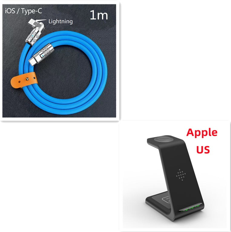 3 In 1 Fast Charging Station Wireless Charger Stand Wireless Quick Charge Dock For Phone Holder 740da3d3-3c2e-4fe8-becb-48559936aead