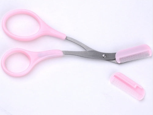 Beauty tools eyebrow scissors with eyebrow comb 743732205935