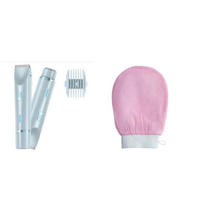2 In 1 Hair Remover Women's Double Head Shaver Private Pubic Hair Trimmer Electric Razor Wet Dry Electric Body Hair - NOMAN STORE LLC